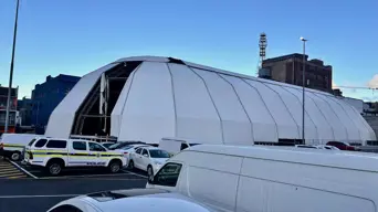 DPWI, Parliament to split R25m cost to repair & furnish weather-damaged dome tent DPWI, Parliament to split R25m cost to repair & furnish weather-damaged dome tent