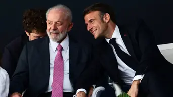 Macron and Lula's 'bromance' sets social media fans alight Macron and Lula's 'bromance' sets social media fans alight