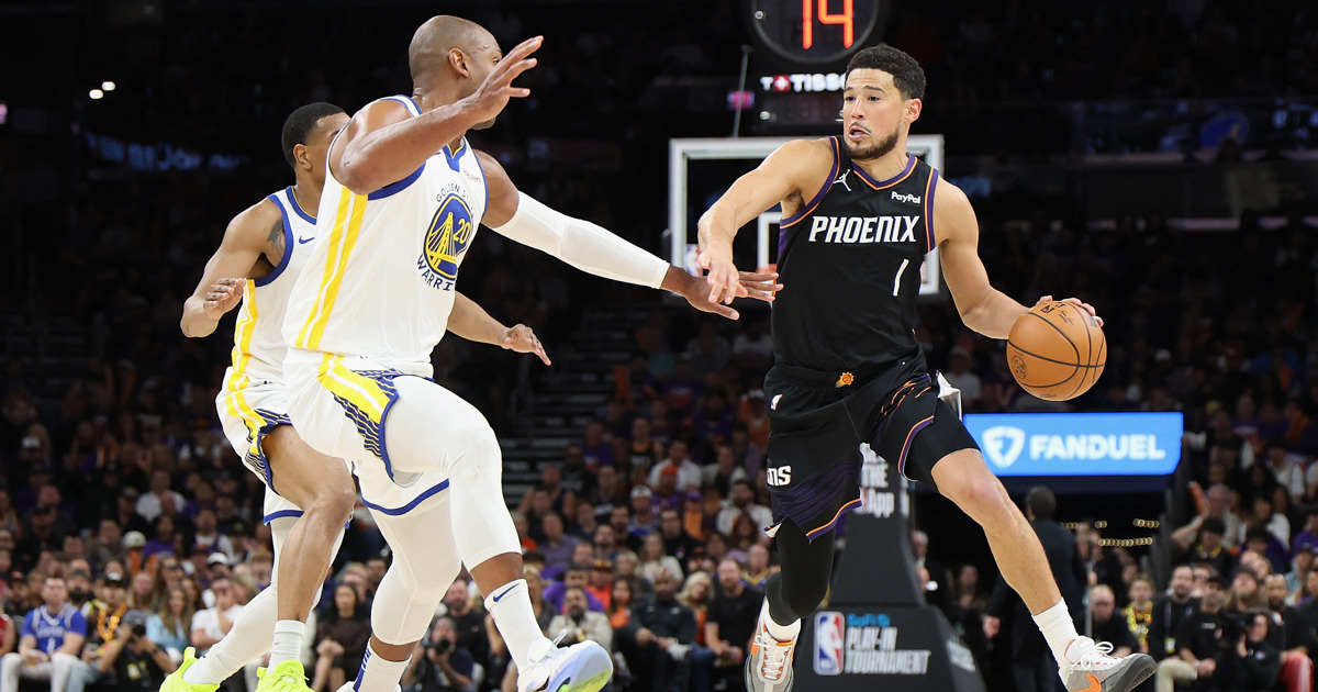 Suns eliminate Warriors as Magic rout Hornets for final NBA playoff spots