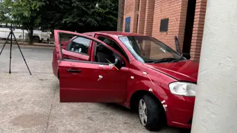 Police say Mogotsi 'uninjured' despite evidence showing 3 bullets struck front seats in alleged hit Police say Mogotsi 'uninjured' despite evidence showing 3 bullets struck front seats in alleged hit