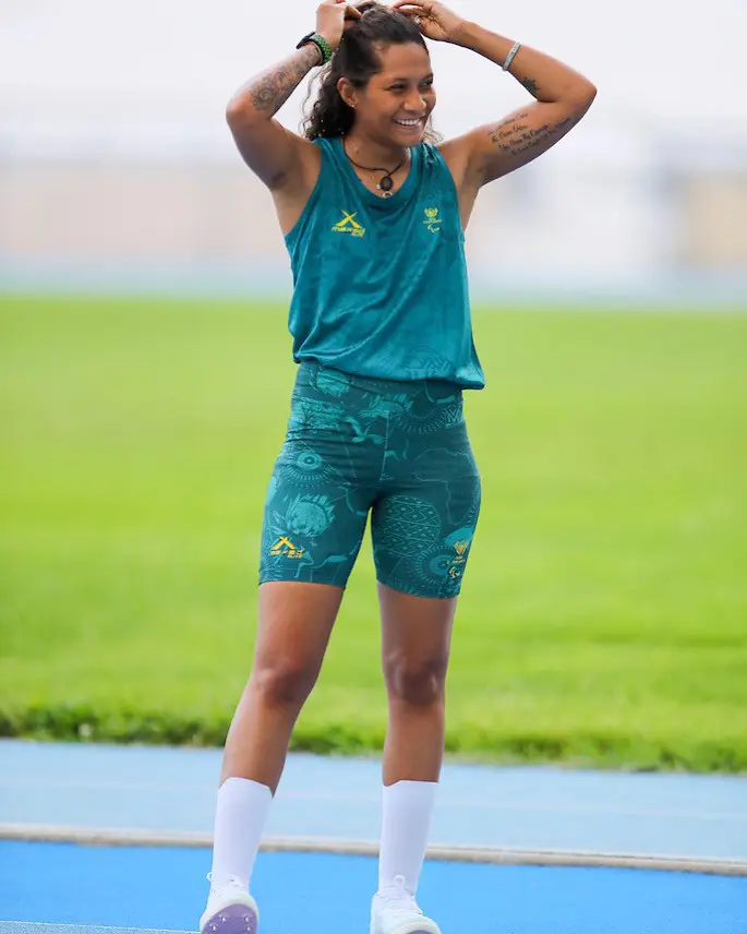 South African Paralympian Tezna Abrahams. Picture: Supplied. South African Paralympian Tezna Abrahams. Picture: Supplied.