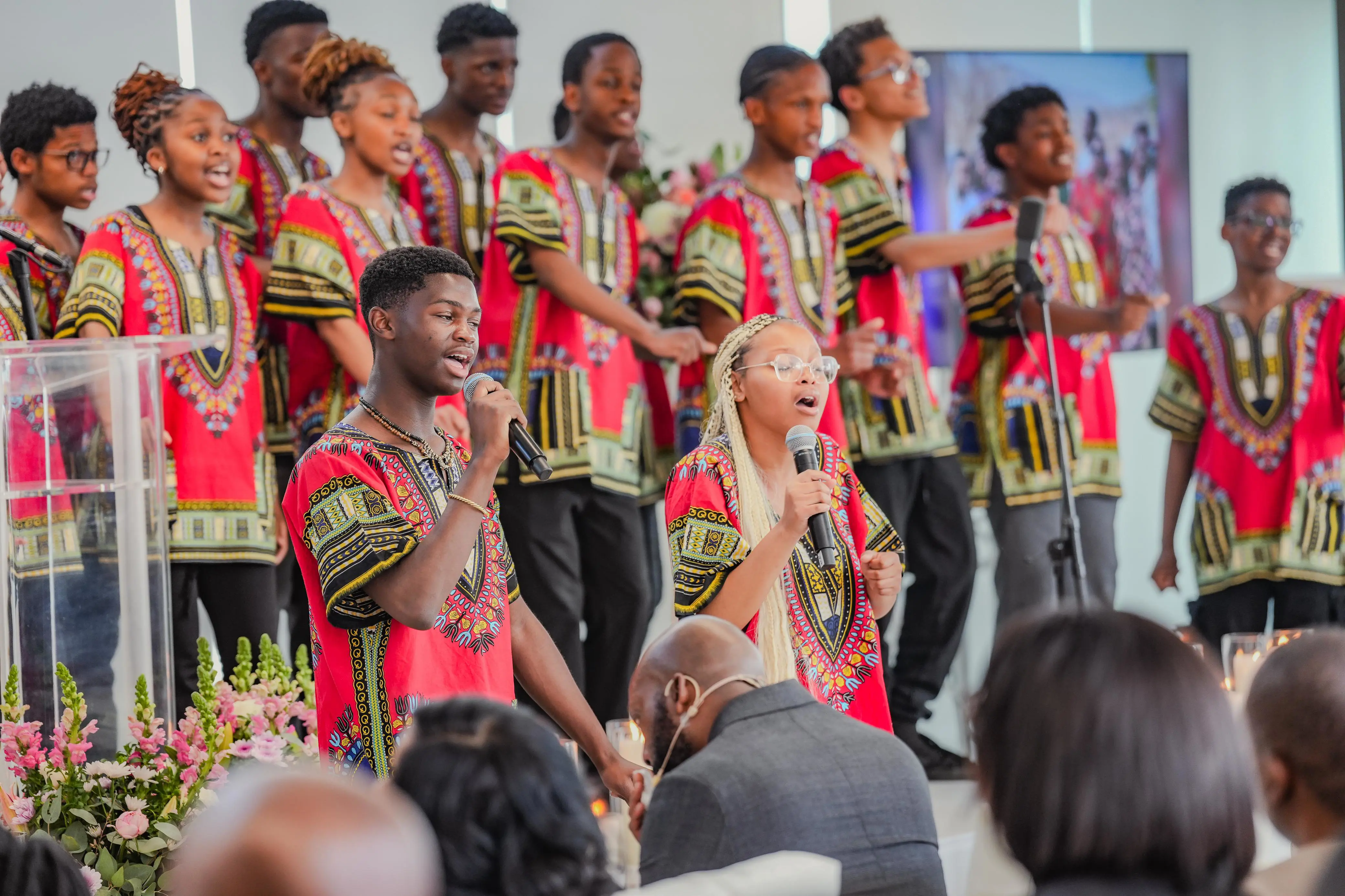 The Greenside High choir shared a legacy tribute in honour of Tshidi Madia during the memorial service for her at Primedia's headquarters in Sandton, Johannesburg on 2 September. Picture: Sphamandla Dlamini & Katlego Jiyane/EWN The Greenside High choir shared a legacy tribute in honour of Tshidi Madia during the memorial service for her at Primedia's headquarters in Sandton, Johannesburg on 2 September. Picture: Sphamandla Dlamini & Katlego Jiyane/EWN
