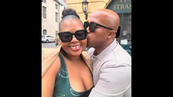 PICS: Anele Mdoda and beau Buzza celebrate love and football in Munich PICS: Anele Mdoda and beau Buzza celebrate love and football in Munich