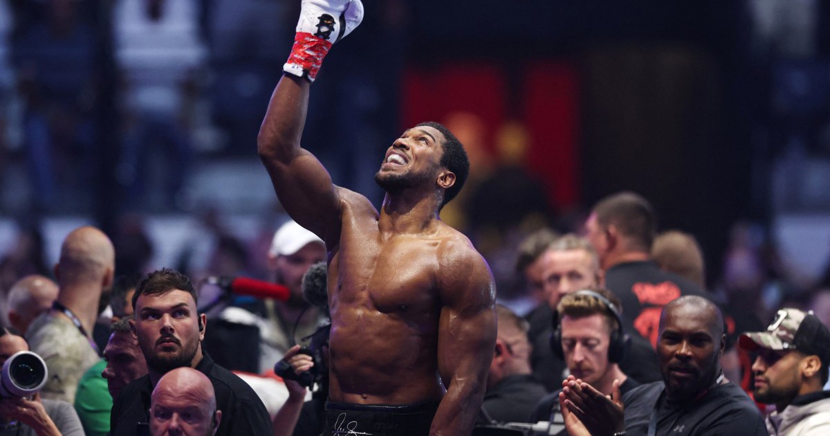 Anthony Joshua dedicates recovery victory to late friends 'Latz' and Sina