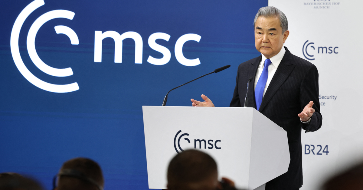 China FM says Europe 'cannot be a spectator' on Ukraine