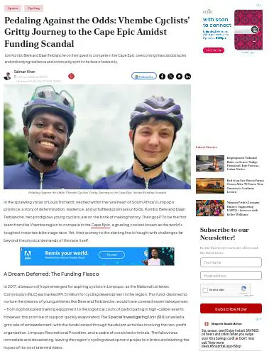 This story, like most of BNN’s stories, is plagiarised. Picture: GroundUp This story, like most of BNN’s stories, is plagiarised. Picture: GroundUp