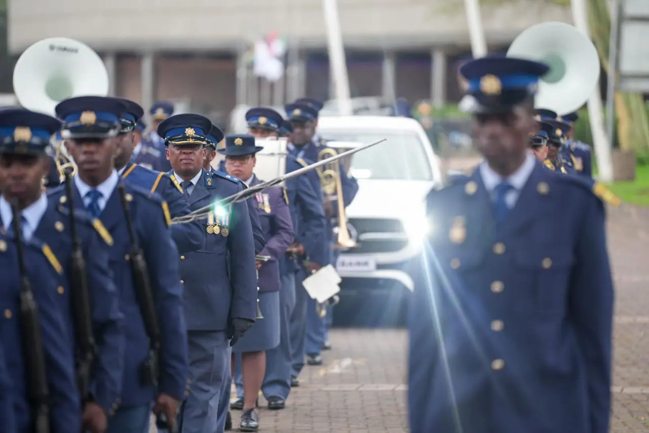 The funeral of former minister Pravin Gordhan was declared a category 2 special official funeral, which entails ceremonial elements performed by SAPS. Picture: Jacques Nelles/Eyewitness News The funeral of former minister Pravin Gordhan was declared a category 2 special official funeral, which entails ceremonial elements performed by SAPS. Picture: Jacques Nelles/Eyewitness News