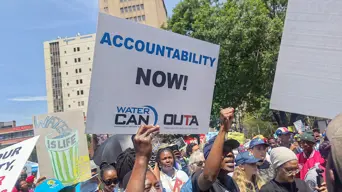 Joburg residents protest against ongoing water woes Joburg residents protest against ongoing water woes