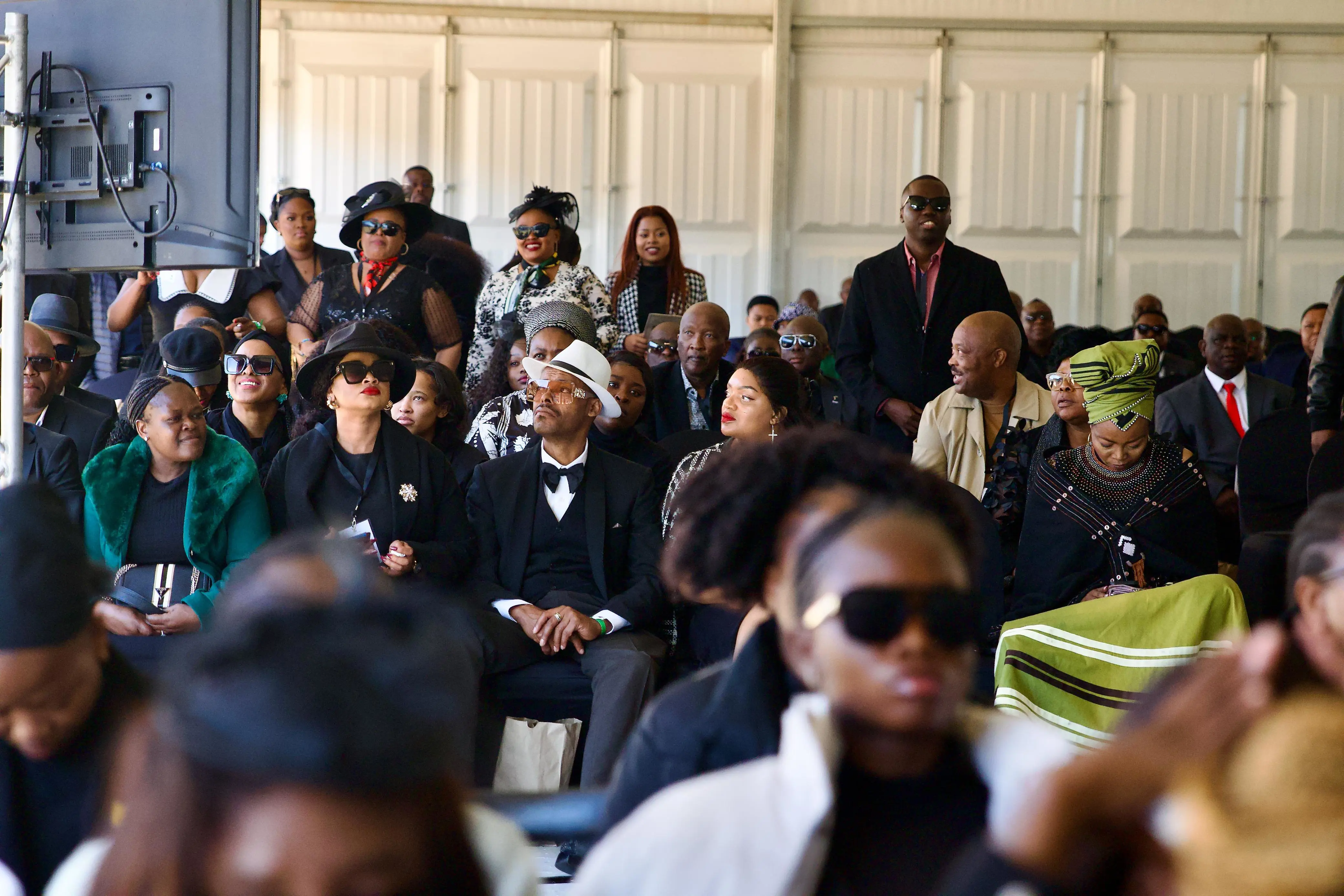Dignitaries at the funeral service of former Deputy President David Mabuza at the Hoërskool Bergvlam in Mbombela, Mpumalanga on 12 July 2025. Picture: Katlego Jiyane/EWN Dignitaries at the funeral service of former Deputy President David Mabuza at the Hoërskool Bergvlam in Mbombela, Mpumalanga on 12 July 2025. Picture: Katlego Jiyane/EWN