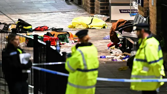 UK police charge UK man with 10 counts of attempted murder in train attack