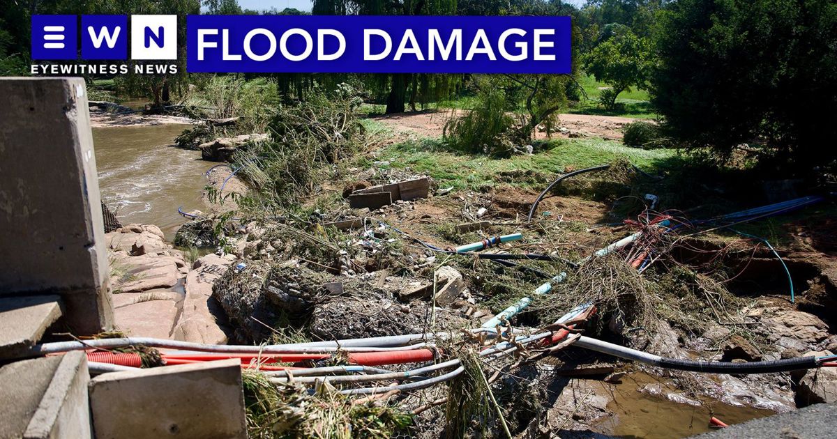 Heavy rains cause damage and flooding in parts of Johannesburg