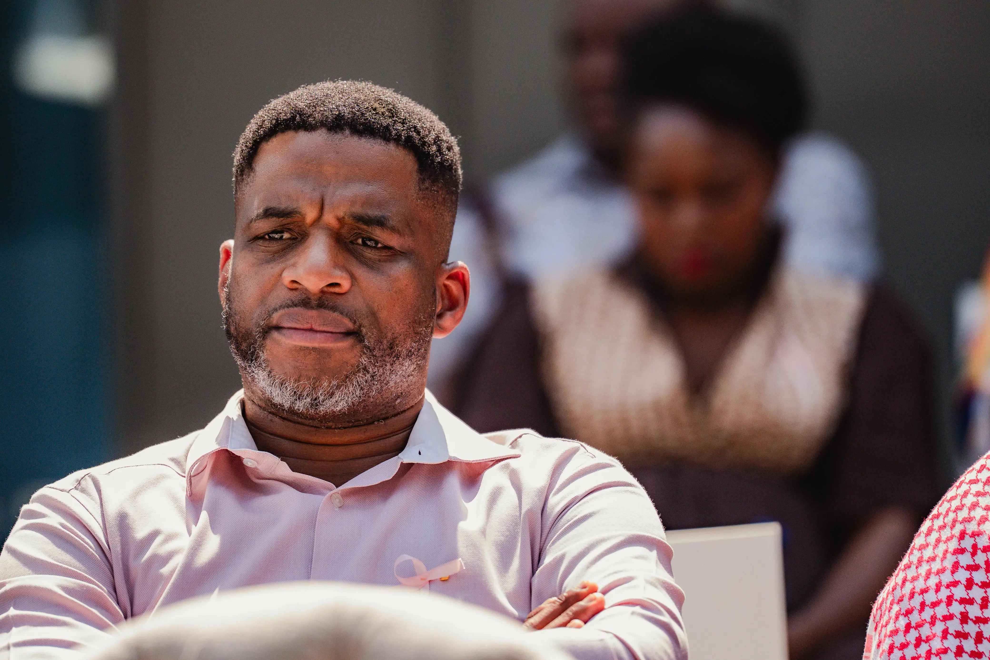 Sbu Ngalwa, former EWN Editor-in-Chief, attended the memorial service in honour of Tshidi Madia at Primedia's headquarters in Sandton, Johannesburg on 2 September. Picture: Sphamandla Dlamini & Katlego Jiyane/EWN Sbu Ngalwa, former EWN Editor-in-Chief, attended the memorial service in honour of Tshidi Madia at Primedia's headquarters in Sandton, Johannesburg on 2 September. Picture: Sphamandla Dlamini & Katlego Jiyane/EWN