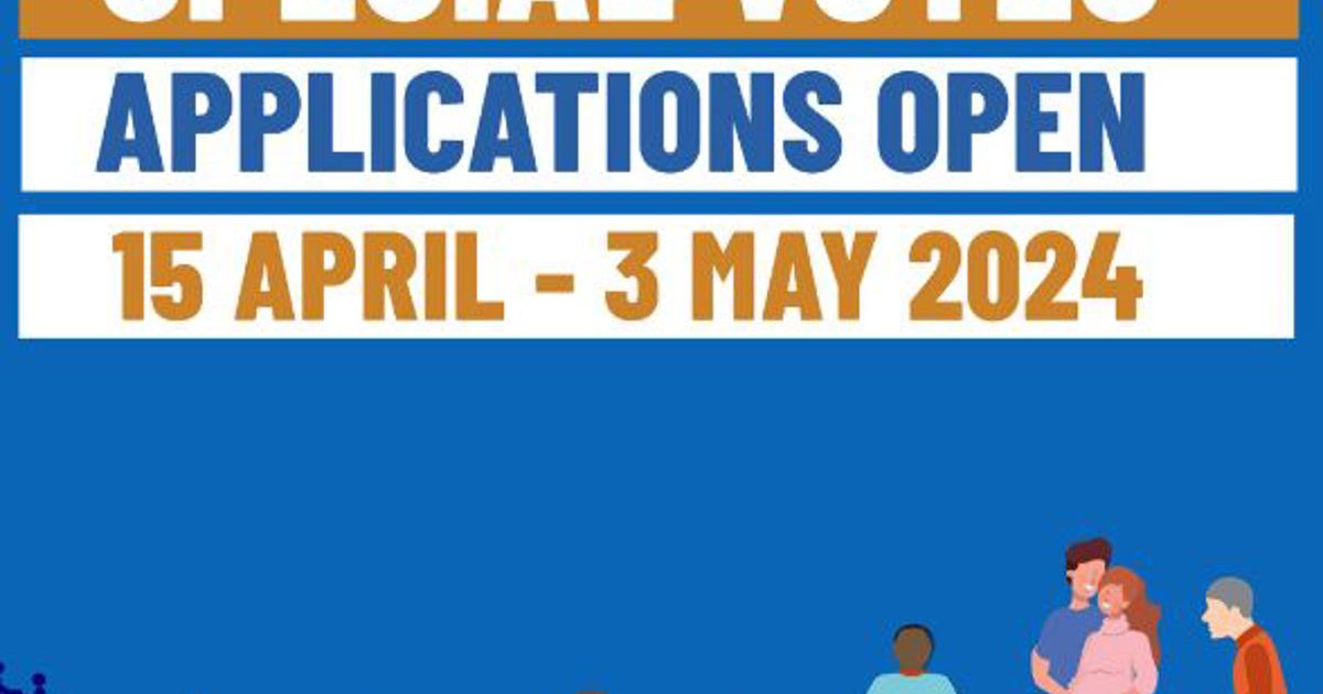 Want to skip the queues on election day? You can apply for a special vote