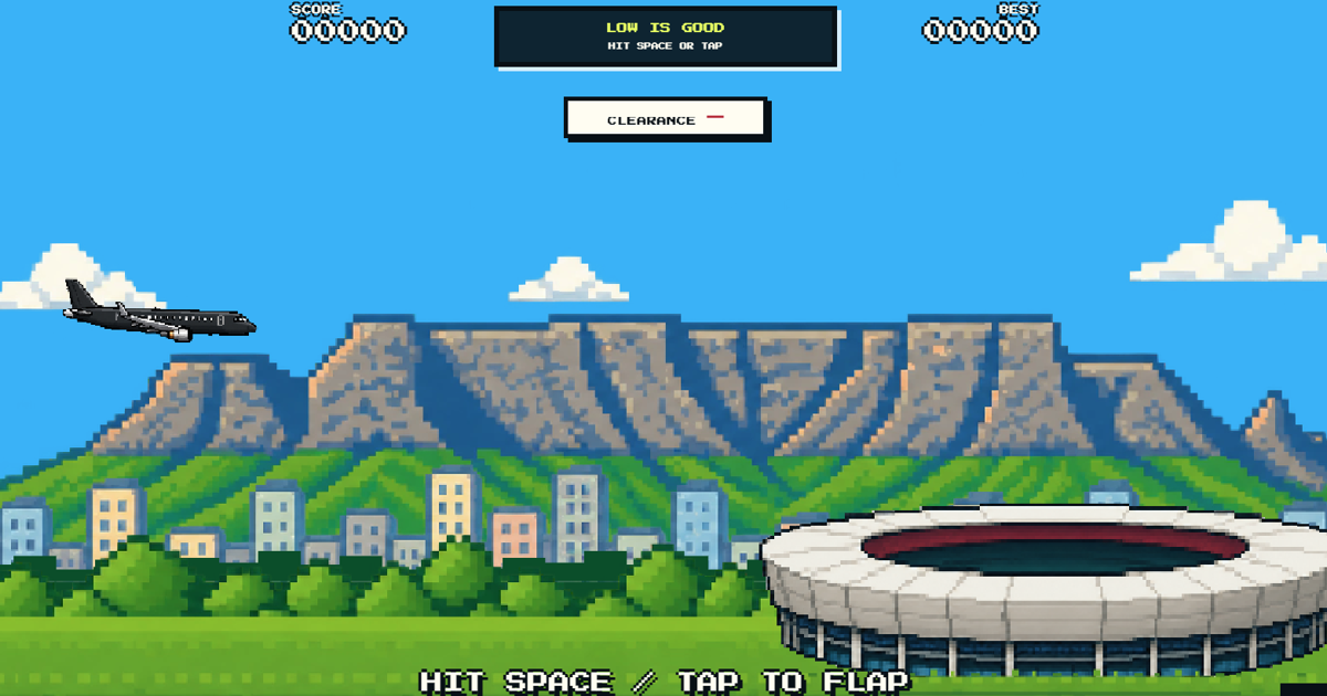 Dramatic Airlink flyover inspires new online game