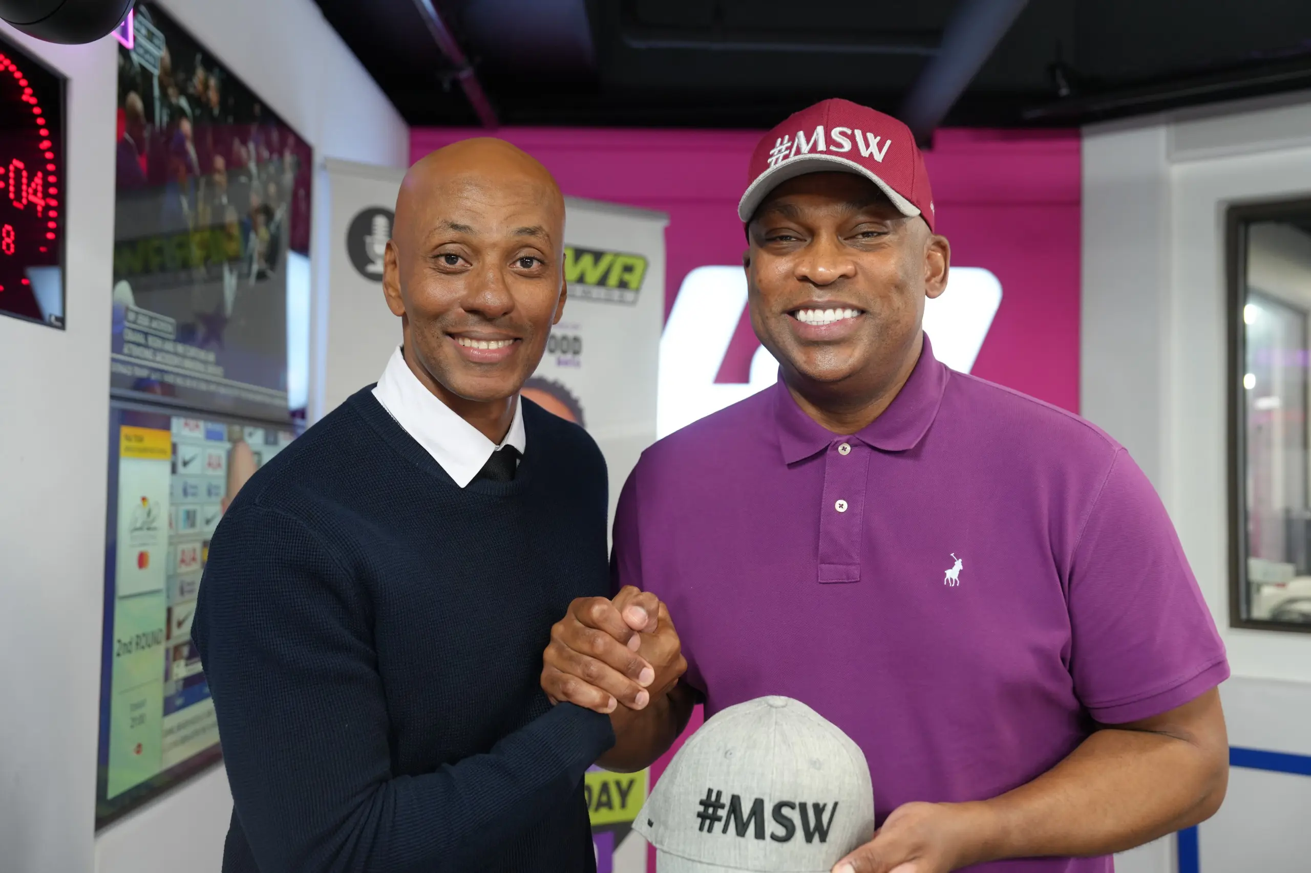 Kaizer Chiefs sporting director, Kaizer Motaung Jr, and 947's Robert Marawa. Photo: 947 Kaizer Chiefs sporting director, Kaizer Motaung Jr, and 947's Robert Marawa. Photo: 947