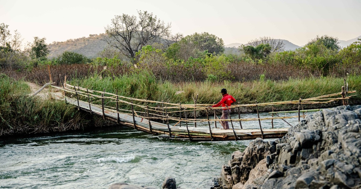 IN PICS, VIDEO | Limpopo villagers pay R20 to cross makeshift bridge to reach local clinic - EWN