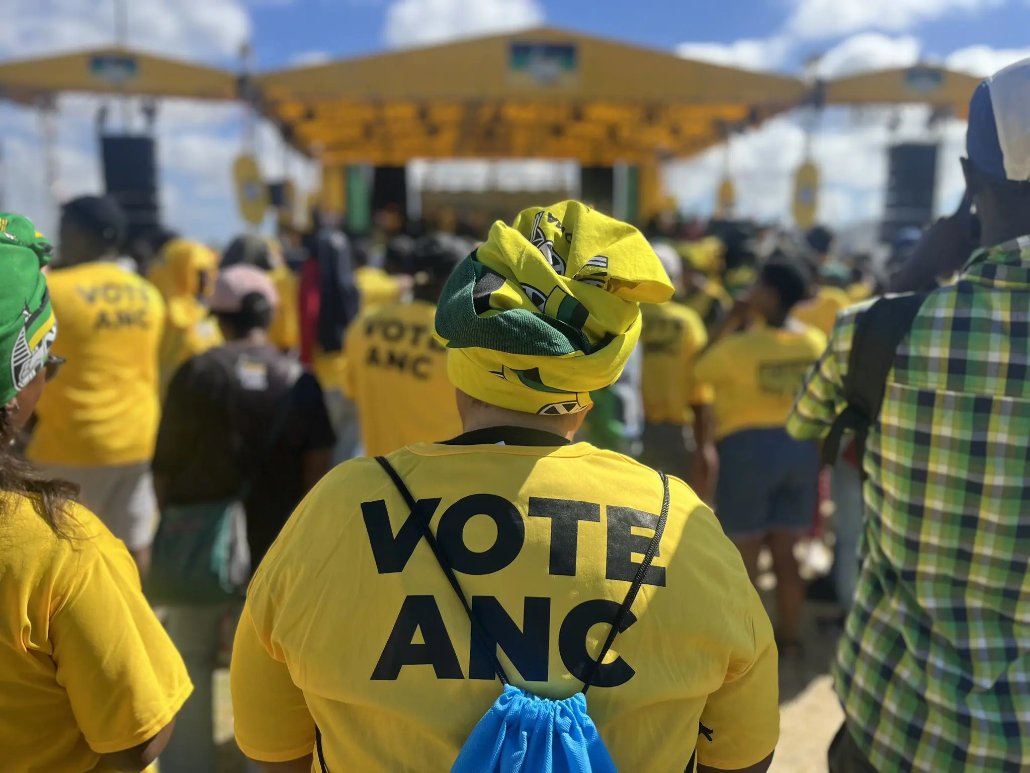 ANC supporters. Picture: Alpha Ramushwana/EWN ANC supporters. Picture: Alpha Ramushwana/EWN