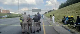 Three people killed during police shootout on the N12 in Johannesburg Three people killed during police shootout on the N12 in Johannesburg