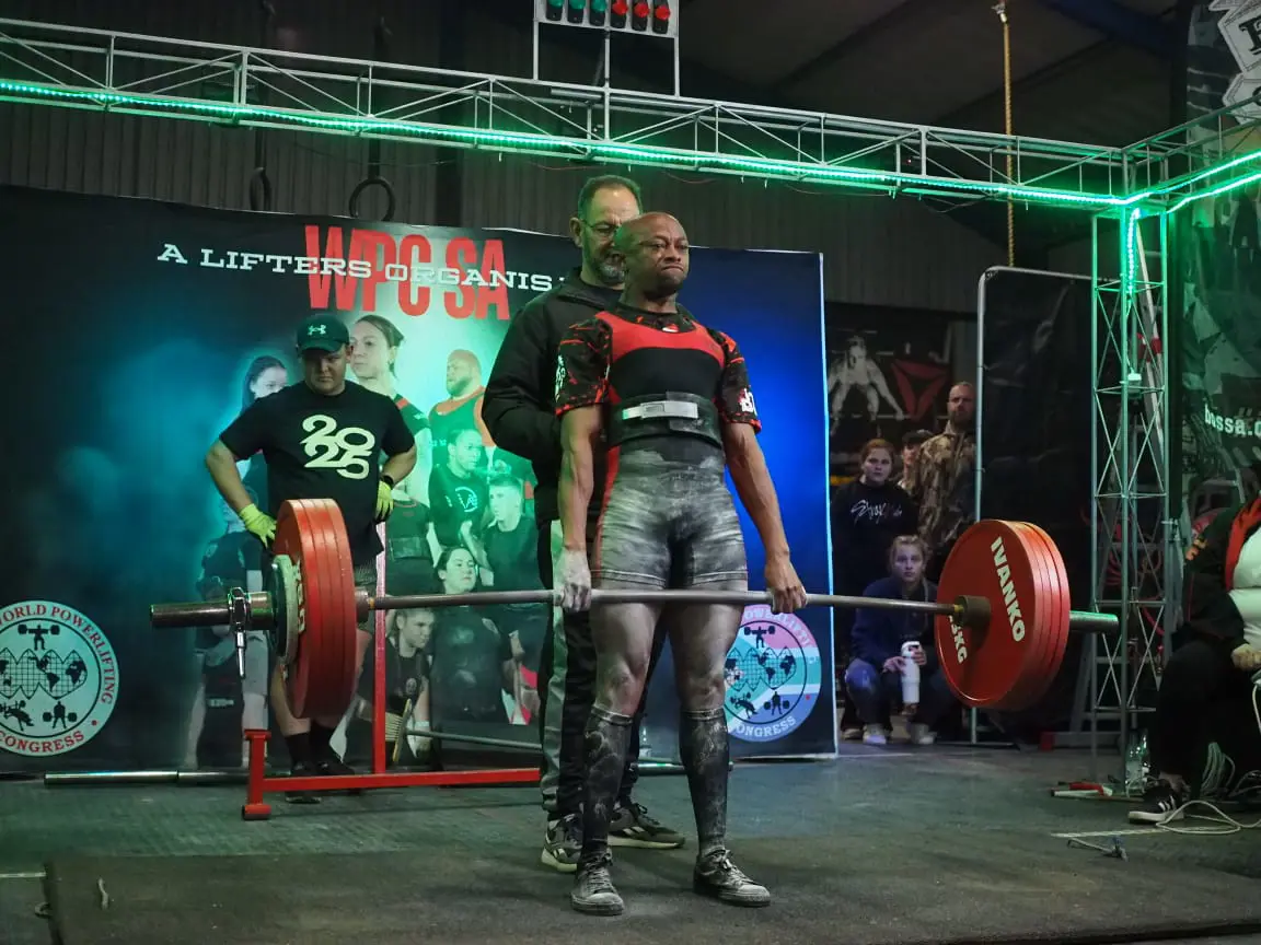 South African powerlifter Stephano Reid. Picture Supplied. South African powerlifter Stephano Reid. Picture Supplied.