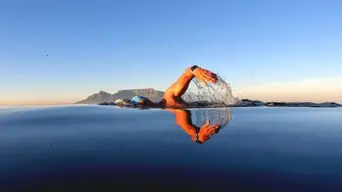 Howard Warrington braves icy sea waters to raise funds for Cape of Good Hope SPCA. Howard Warrington braves icy sea waters to raise funds for Cape of Good Hope SPCA.