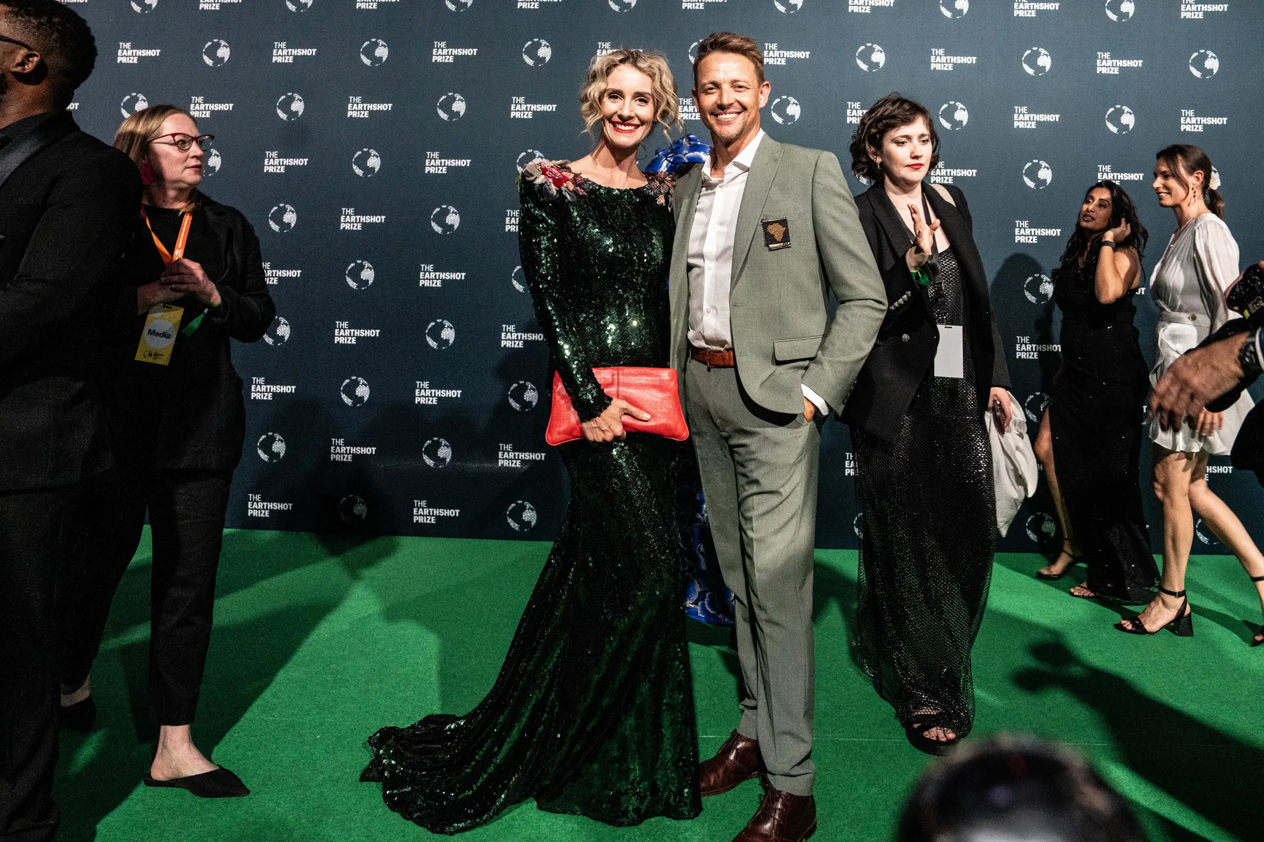 Donnalee Roberts and Ivan Botha on the Green Carpet at the 2024 Earthshot Prize Awards. Picture: Kayleen Morgan/Eyewitness News Donnalee Roberts and Ivan Botha on the Green Carpet at the 2024 Earthshot Prize Awards. Picture: Kayleen Morgan/Eyewitness News