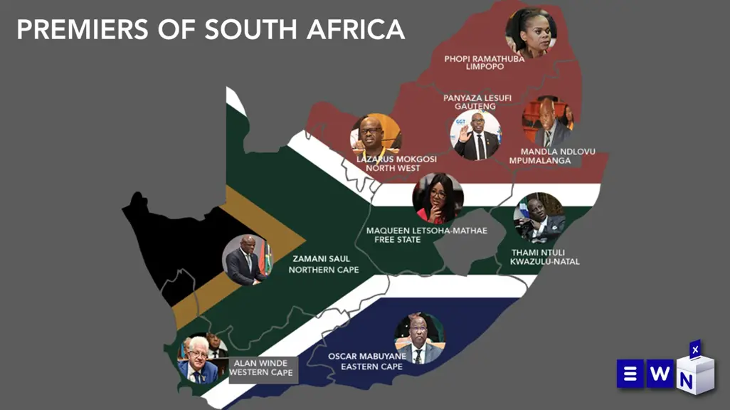 African Admin ICYMI: South Africa's newly elected premiers for the 7th administration
