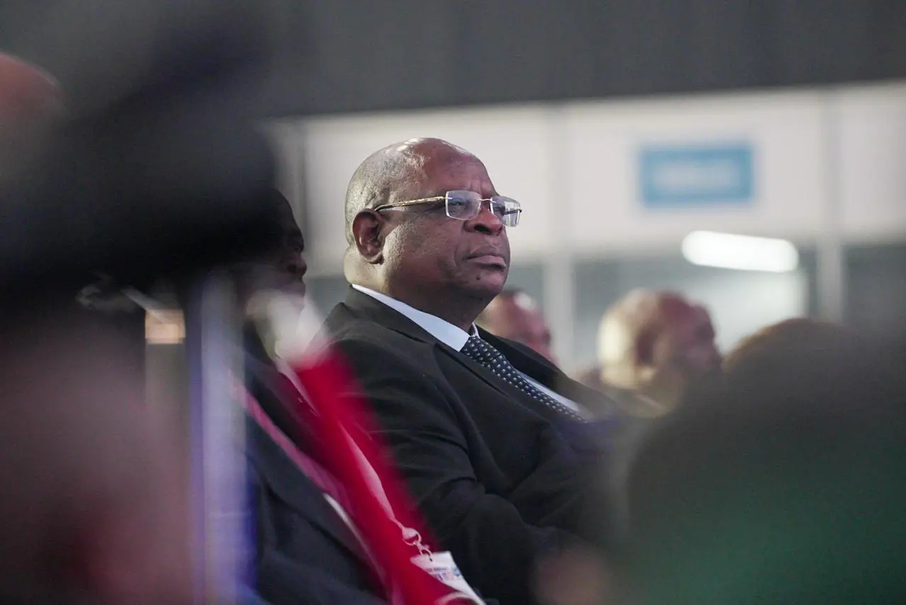 Chief Justice Raymond Zondo at the national results operations centre on 2 June 2024. Picture: Jacques Nelles/Eyewitness News Chief Justice Raymond Zondo at the national results operations centre on 2 June 2024. Picture: Jacques Nelles/Eyewitness News