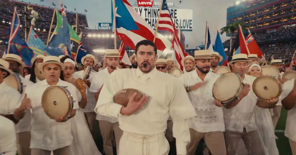 WATCH: Bad Bunny brings Puerto Rico celebration to Super Bowl stage
