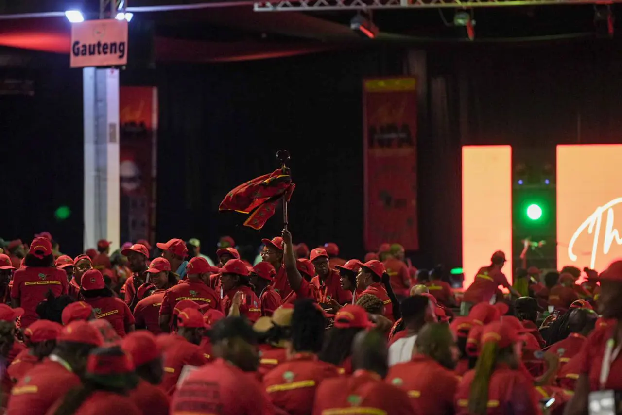 EFF supporters at the opening of the party's third National People's Assembly opening, Nasrec Expo Centre, 13 December 2024. Picture: Jacques Nelles/Eyewitness News EFF supporters at the opening of the party's third National People's Assembly opening, Nasrec Expo Centre, 13 December 2024. Picture: Jacques Nelles/Eyewitness News