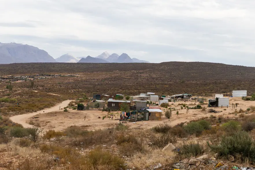 On the outskirts of an informal settlement in Clanwilliam, Khayelitsha, shacks have been erected by residents not able to afford to pay rent in town anymore. Photo: Ashraf Hendricks/GroundUp On the outskirts of an informal settlement in Clanwilliam, Khayelitsha, shacks have been erected by residents not able to afford to pay rent in town anymore. Photo: Ashraf Hendricks/GroundUp