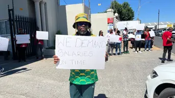 ANC NGC: Small group of staffers picket over non-payment of salaries ANC NGC: Small group of staffers picket over non-payment of salaries