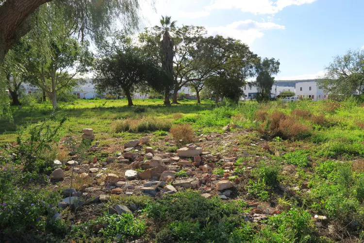 All that is left of the 11-room farmhouse and outbuildings in McGregor acquired as part of a land deal by the Langeberg municipality a decade ago. Picture: Steve Kretzmann/@GroundUp News All that is left of the 11-room farmhouse and outbuildings in McGregor acquired as part of a land deal by the Langeberg municipality a decade ago. Picture: Steve Kretzmann/@GroundUp News