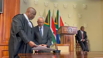 Firoz Cachalia sworn in as acting minister of police Firoz Cachalia sworn in as acting minister of police