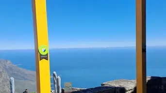 Giant yellow picture frame unveiled on Table Mountain Giant yellow picture frame unveiled on Table Mountain