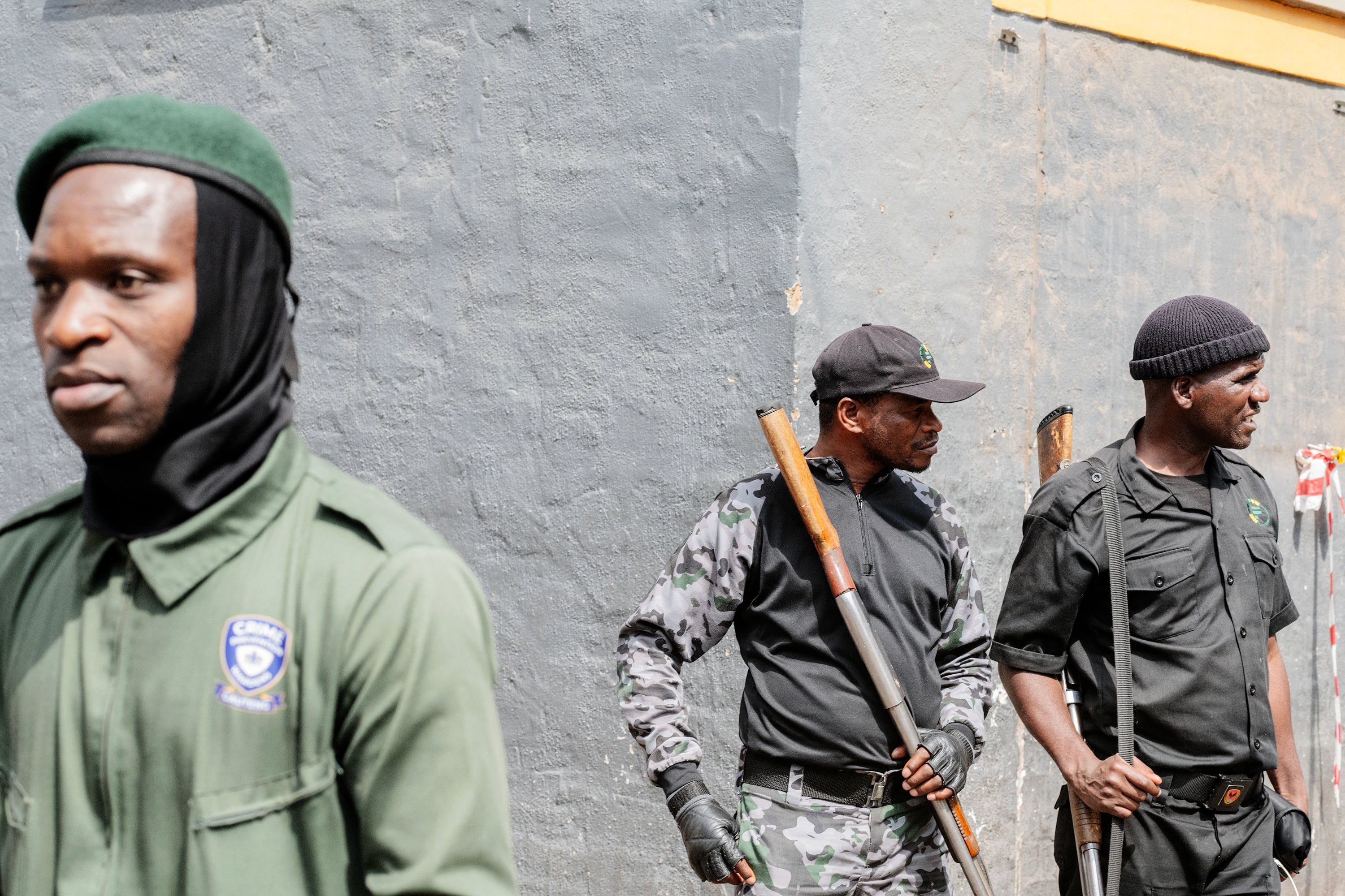 Private security can't legally remove or harass people in public areas