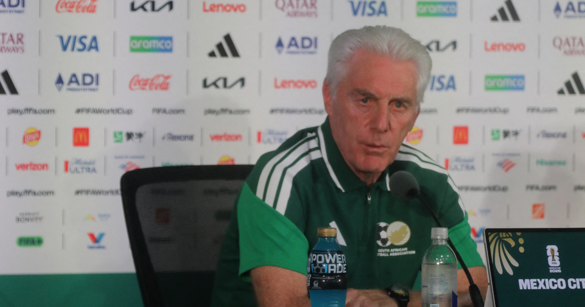Broos blasts 'severe' red cards as Bafana face must-win Czechia clash