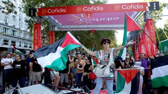 Vuelta final stage abandoned due to pro-Palestinian protest, Vingegaard crowned Vuelta final stage abandoned due to pro-Palestinian protest, Vingegaard crowned