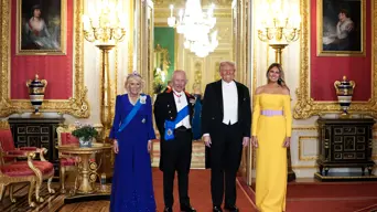 Trump's UK state visit gets political after royal welcome Trump's UK state visit gets political after royal welcome