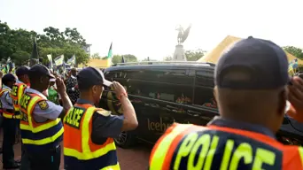 Ambassador Nathi Mthethwa's mortal remains make their way back to his homestead Ambassador Nathi Mthethwa's mortal remains make their way back to his homestead