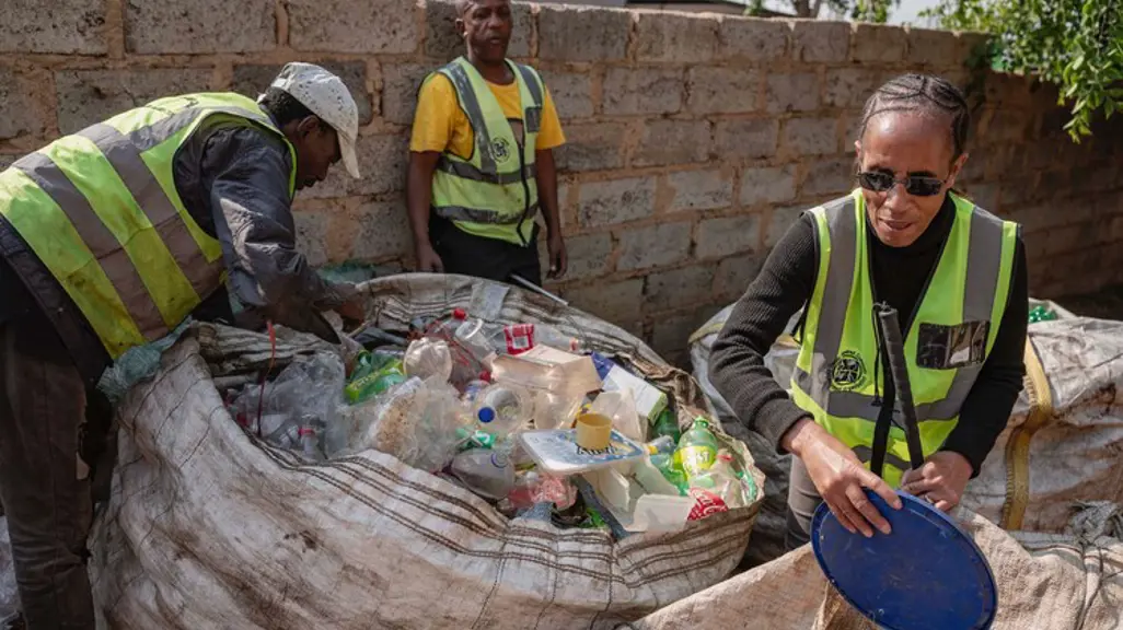 PICS How visually impaired recyclers are helping the