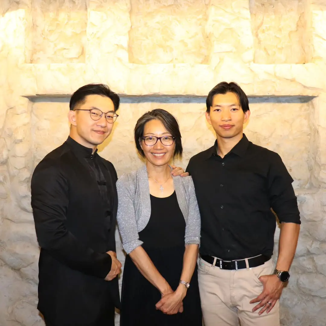 Brothers Nazirite and Jedidiah Tam with their mother. Picture credit: Instagram @goldenhour_grill Brothers Nazirite and Jedidiah Tam with their mother. Picture credit: Instagram @goldenhour_grill