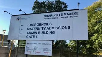 Gauteng health dept says minimal damage at Charlotte Maxeke Hospital after fire Gauteng health dept says minimal damage at Charlotte Maxeke Hospital after fire