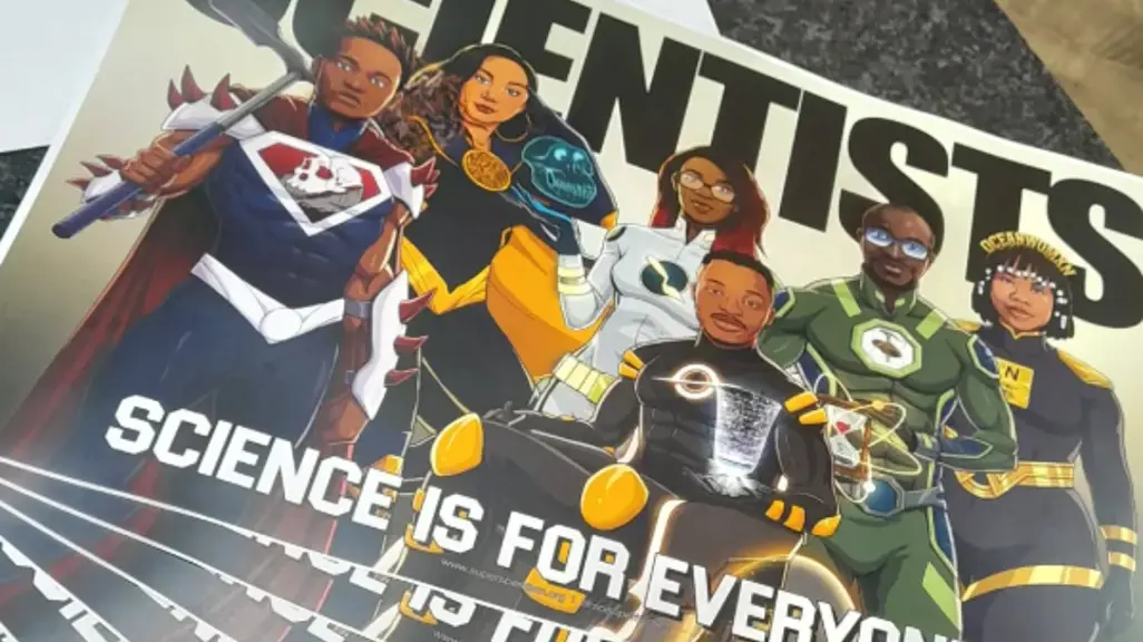 Biologist Justin Yarrow turns real-life African scientists into superheroes