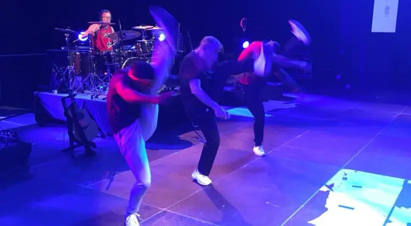 Barry van Zyl on stage with Savuka, Facebook Barry van Zyl on stage with Savuka, Facebook