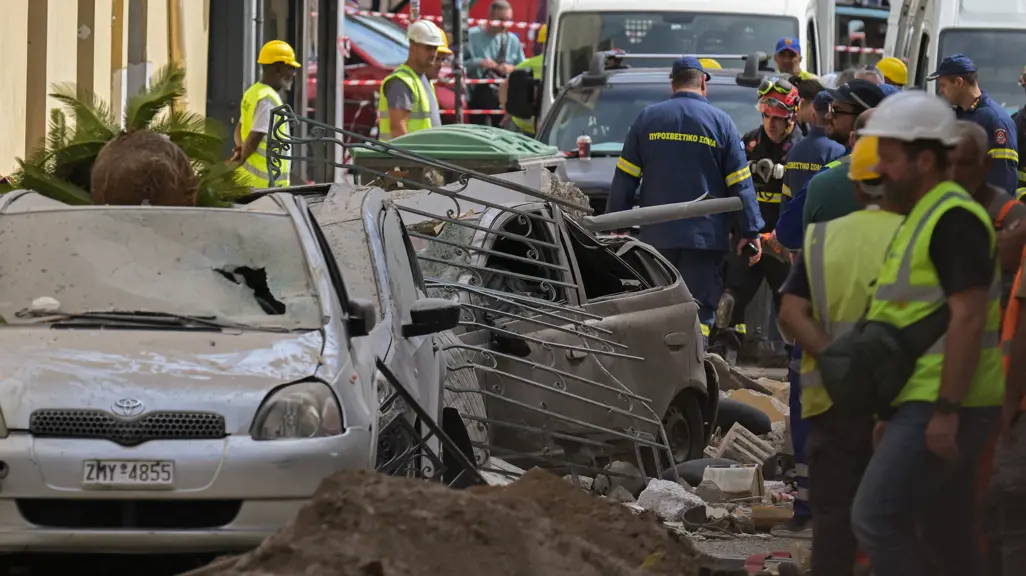 Killed American couple recovered from collapsed Athens building