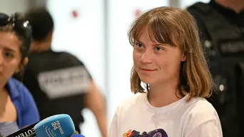 Greta Thunberg arrested at pro-Palestinian protest in London Greta Thunberg arrested at pro-Palestinian protest in London