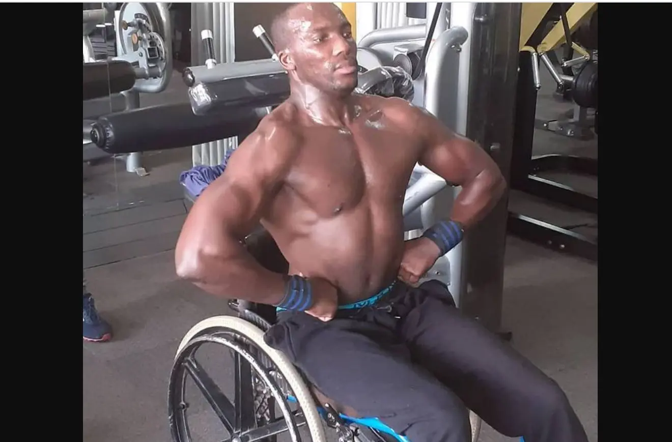 SA's wheelchair bodybuilder Macethandile "Max" Kulati. Picture: @macethandilekulati/Instagram. SA's wheelchair bodybuilder Macethandile "Max" Kulati. Picture: @macethandilekulati/Instagram.