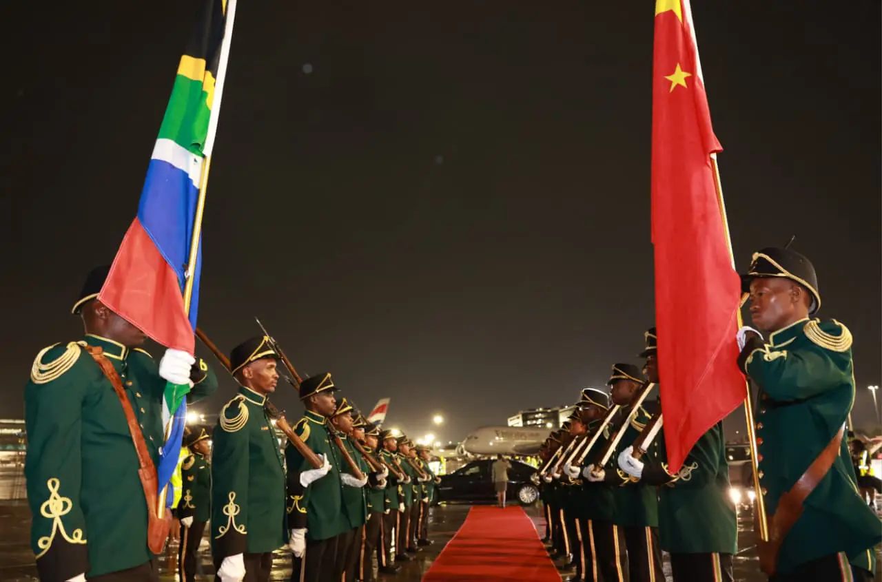 The welcoming of world leaders at the OR Tambo International Airport for the G20 Leaders' Summit. Picture: GCIS The welcoming of world leaders at the OR Tambo International Airport for the G20 Leaders' Summit. Picture: GCIS