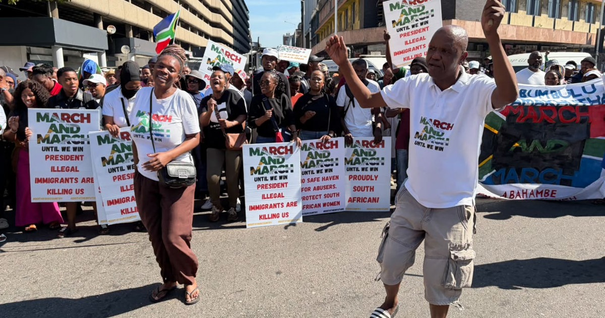 'Come fetch your people': March and March holds Durban protest outside ...