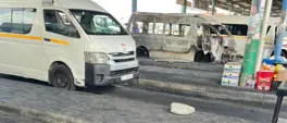 Operations continue at Nyanga rank despite fire damaging nine minibus taxis Operations continue at Nyanga rank despite fire damaging nine minibus taxis